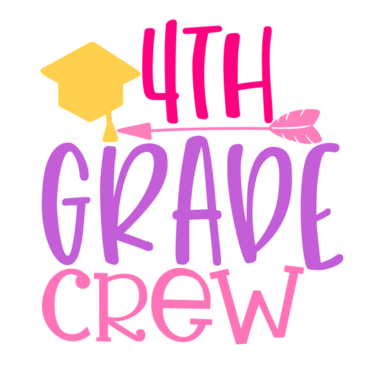 4th Grade Crew- Tee (White)