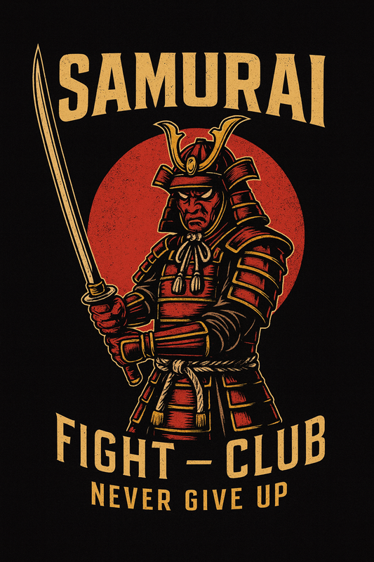 Samurai Fight Club Tee (Black)