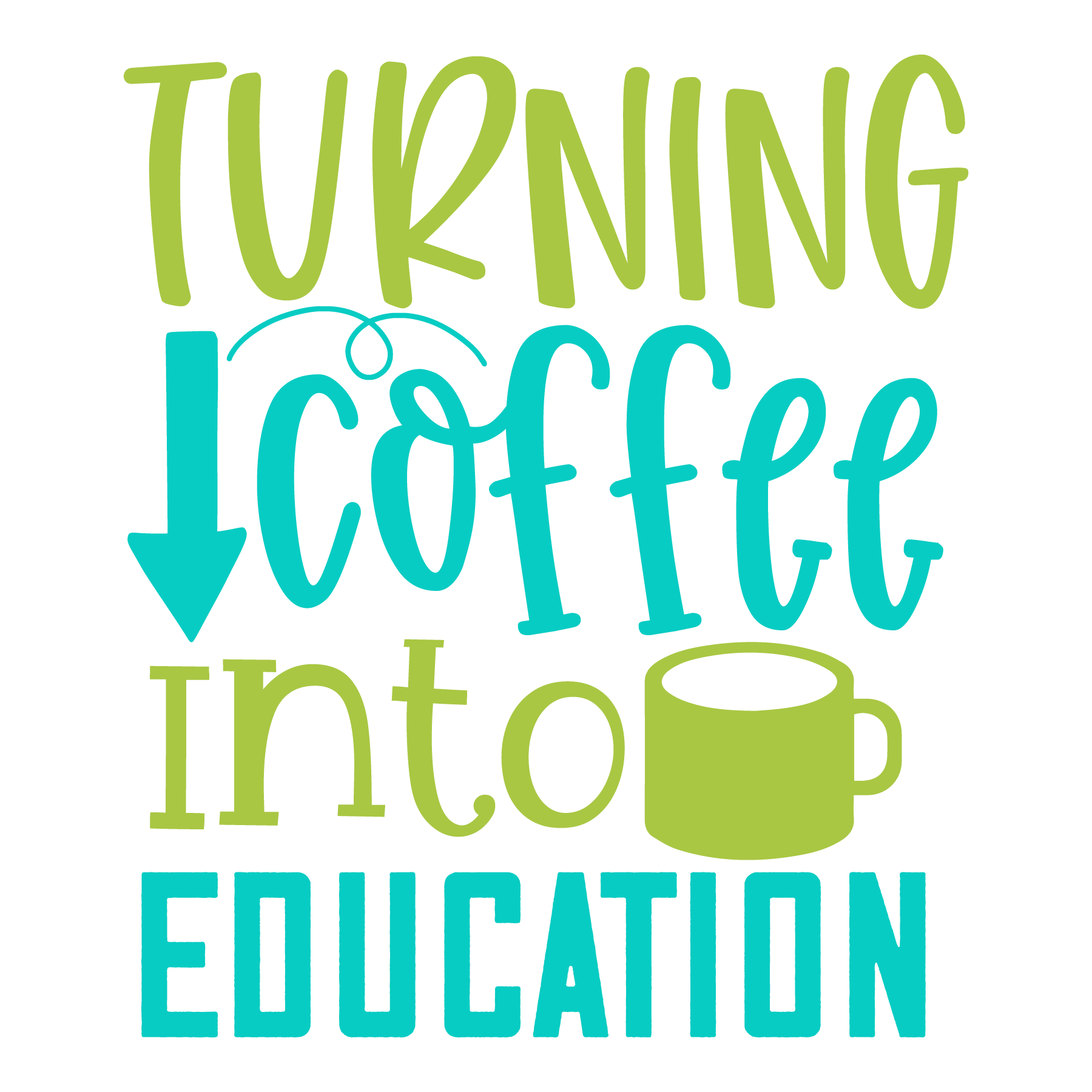 Coffee Education T-shirt (White)