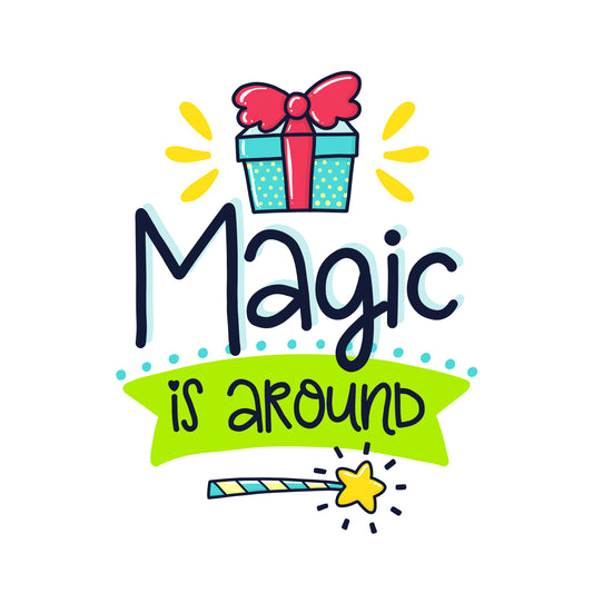 Magic Gift T-shirt Design (White)