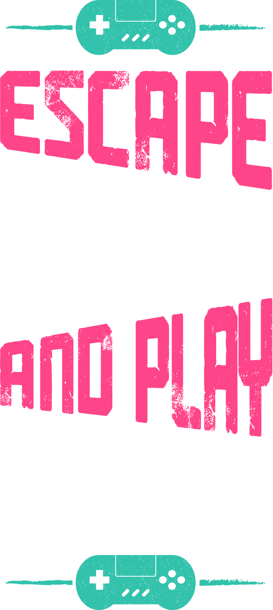 Escape Reality And Play Game (White)