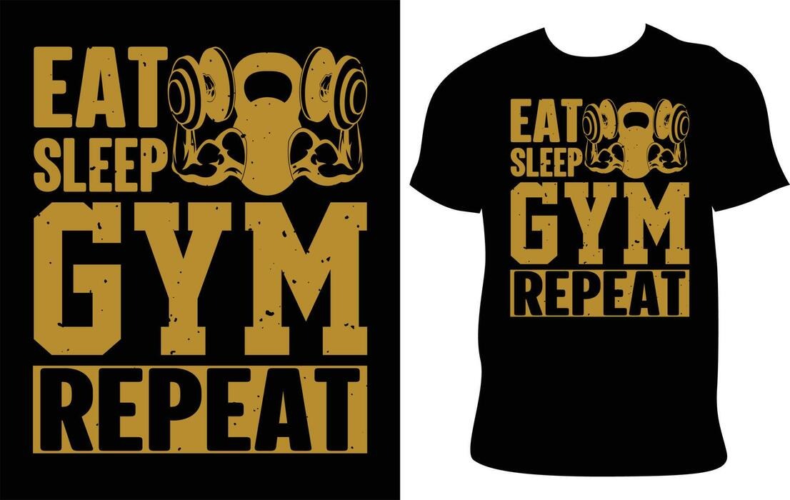 Gym Motivation T-shirt (White)