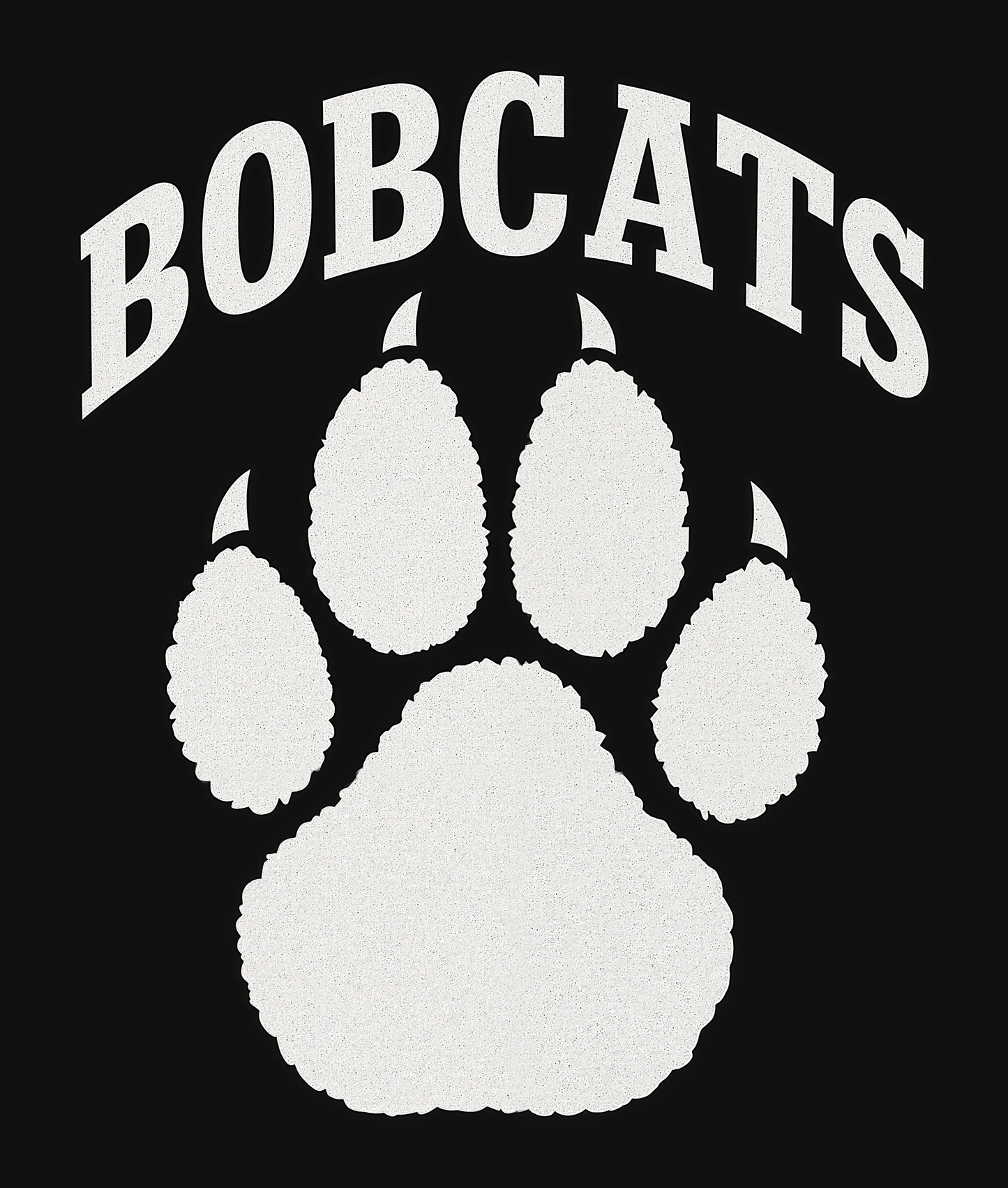 Bobcats Paw Print T-shirt