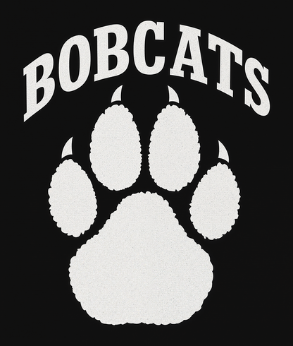 Bobcats Paw Print T-shirt
