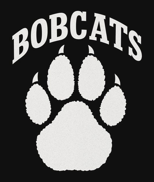 Bobcats Paw Print T-shirt