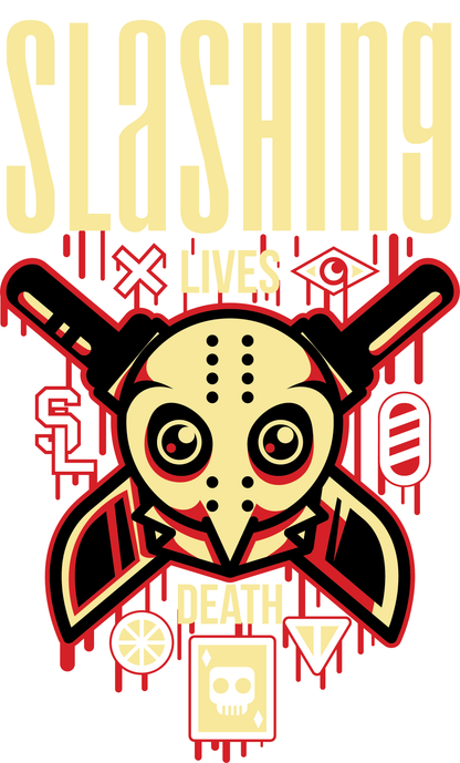 Slashing Lives Graphic Tee (White)