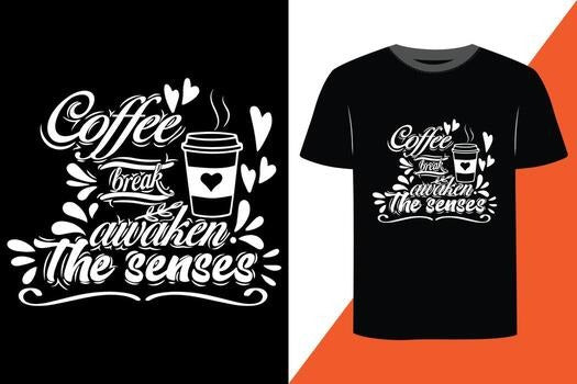 Coffee Break T-shirt (Black)