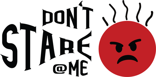 Don't Stare Graphic Tee (White)