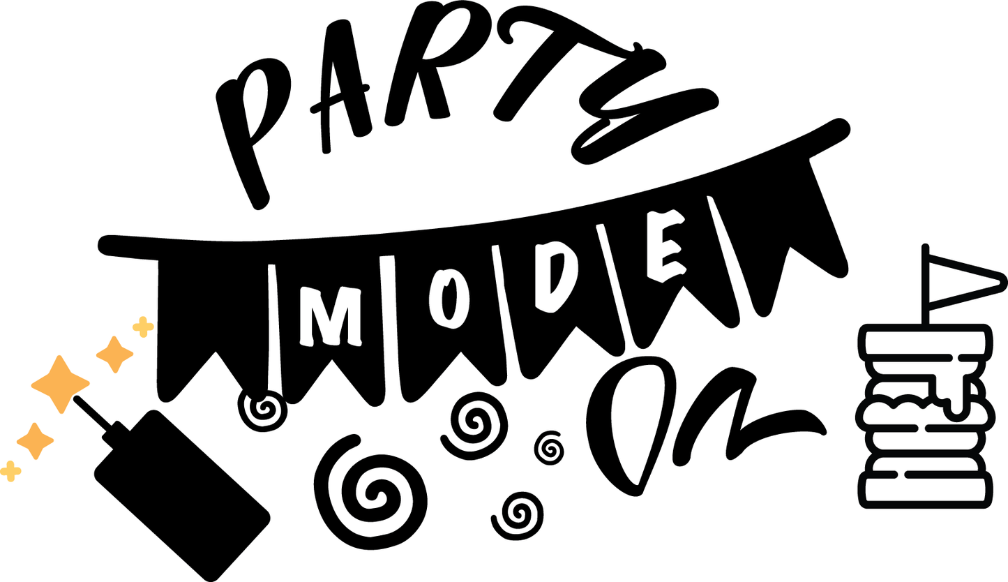 Party Mode T-shirt (White)