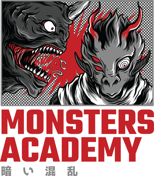 Monsters Academy Graphic Tee (White)