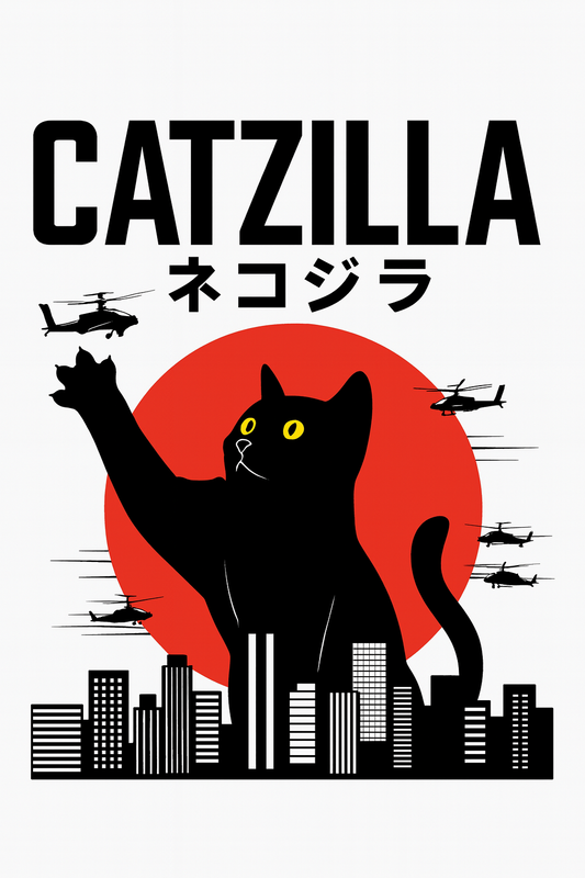 Catzilla Tee (White)