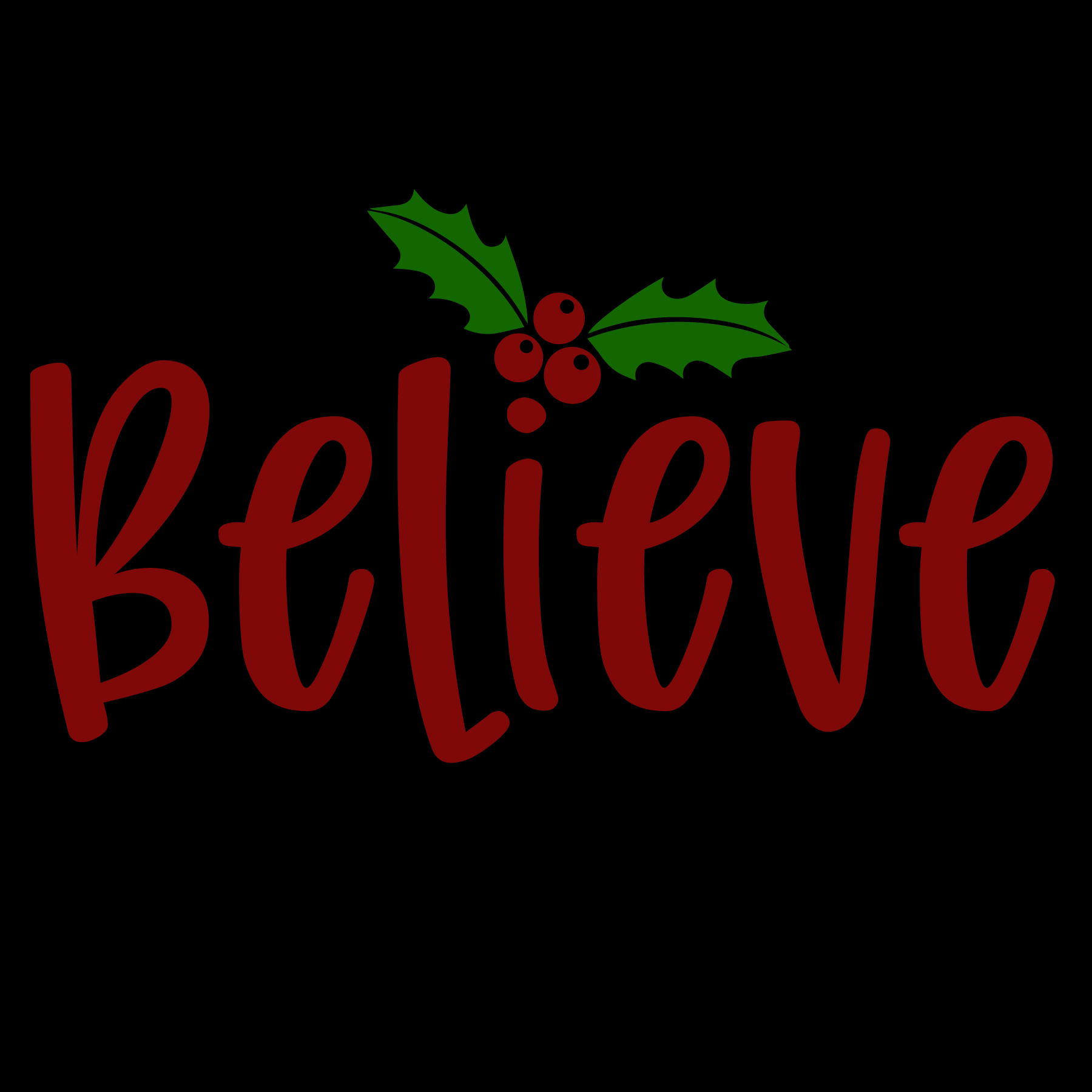 Believe Holiday T-shirt (White)
