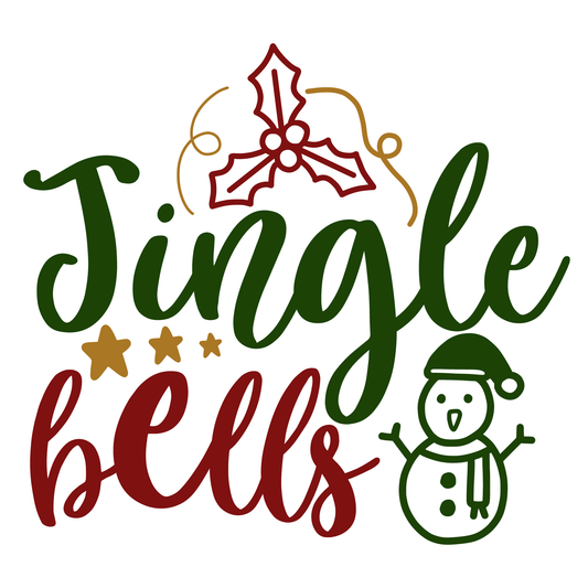 Jingle Bells Holiday T-shirt (White)