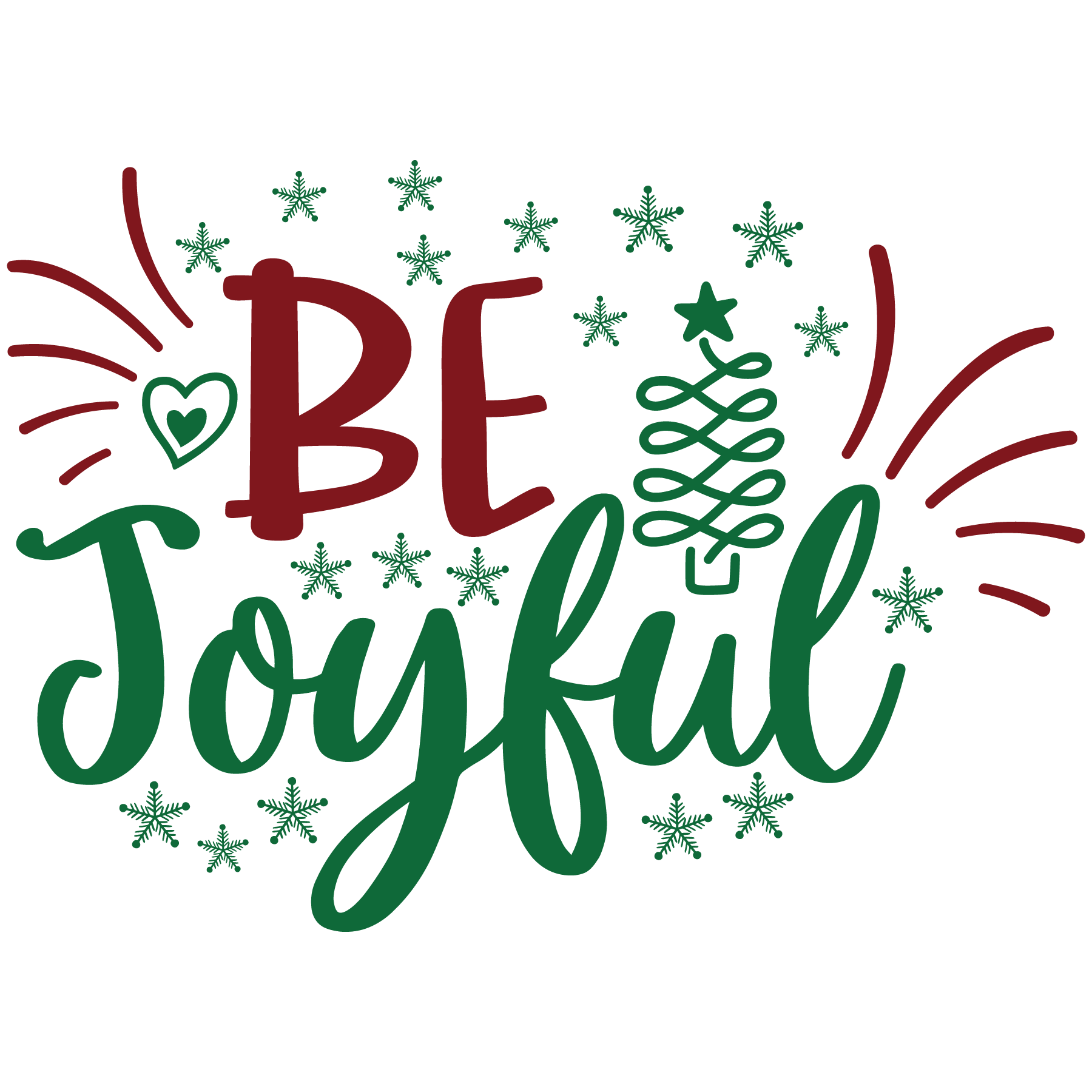 Be Joyful Holiday T-shirt (White)