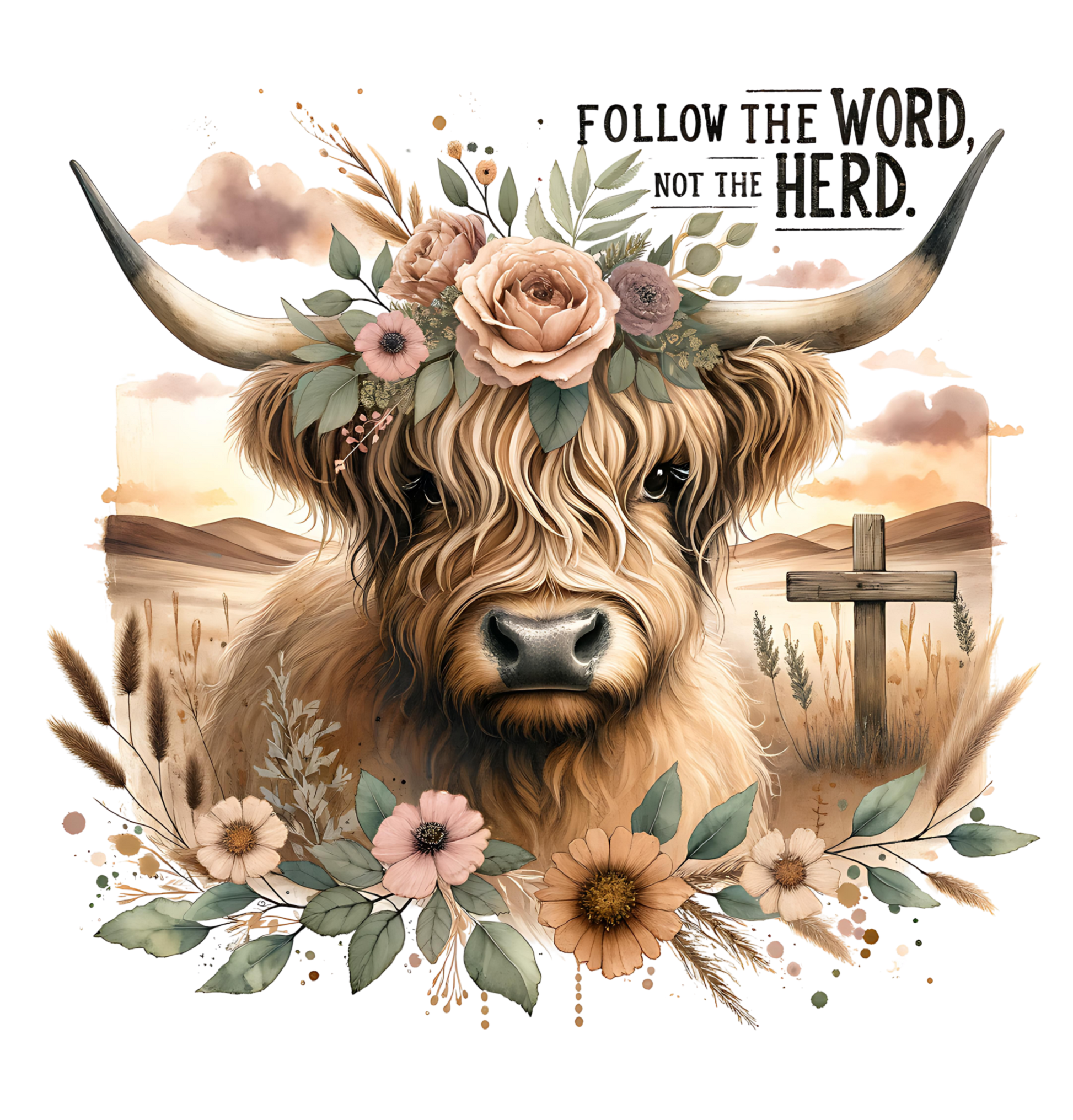 Follow the Word, Not the Herd — Tee (Sage)