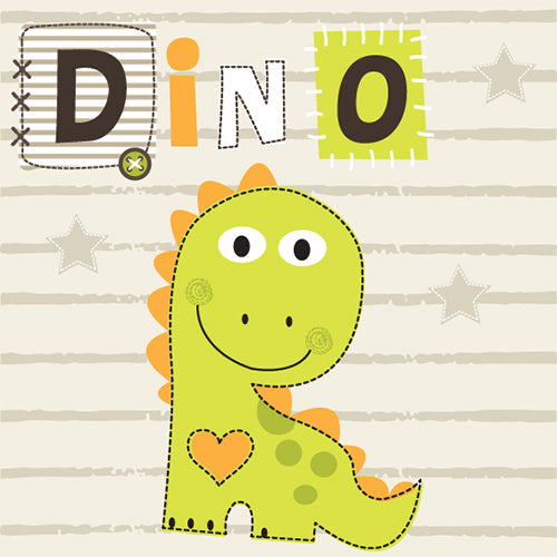 Cute Dino Graphic T-shirt (Black)