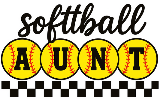 Softball Aunt Graphic Tee