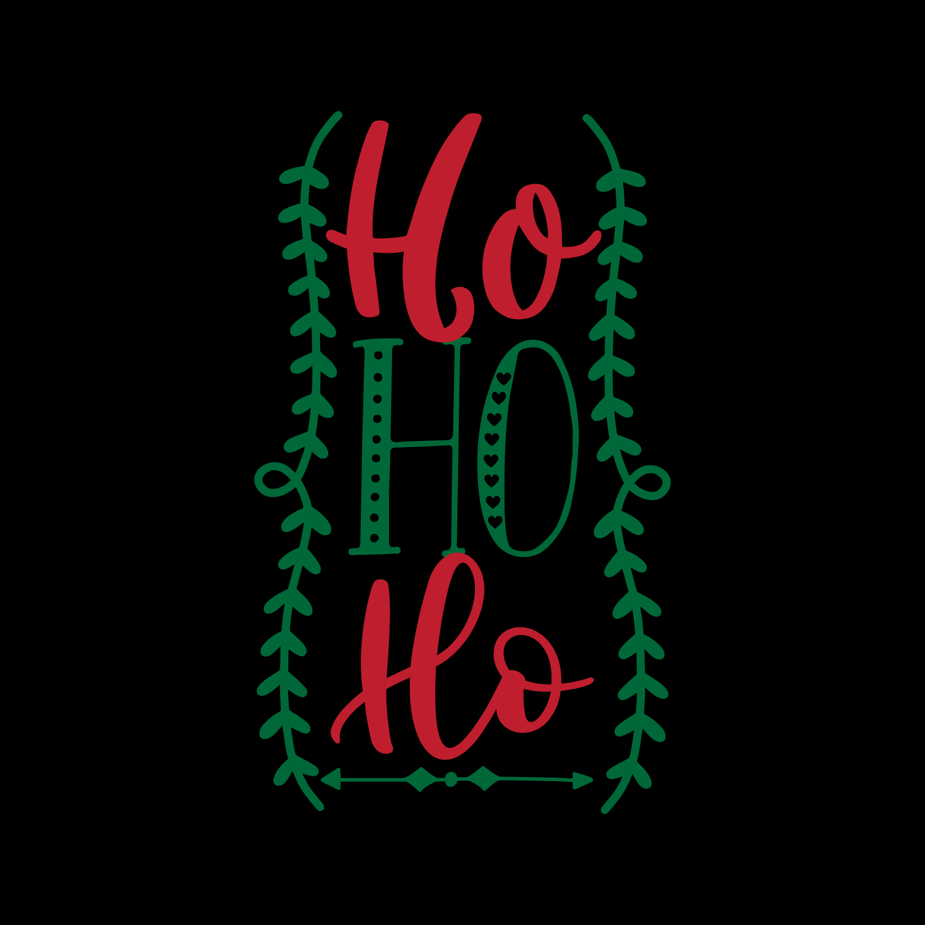 Festive Holiday T-shirt Design (White)