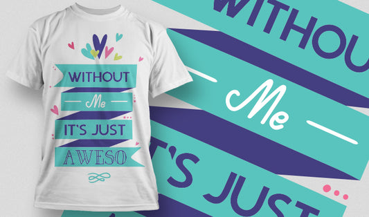 Playful Graphic T-shirt Design (White)