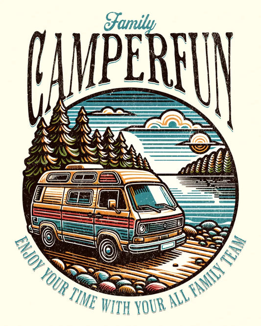 Family Camper Fun Adventure
