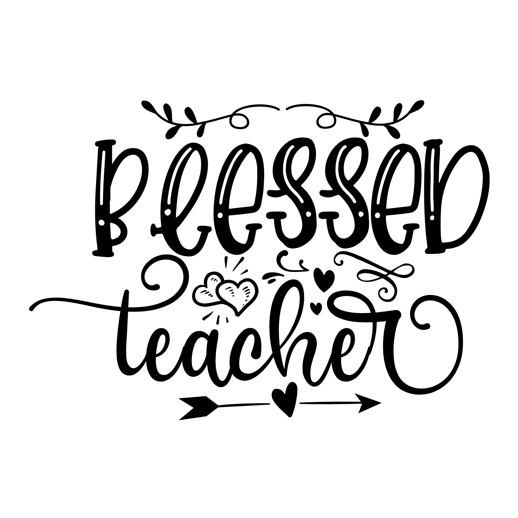 Blessed Teacher- Tee (White)