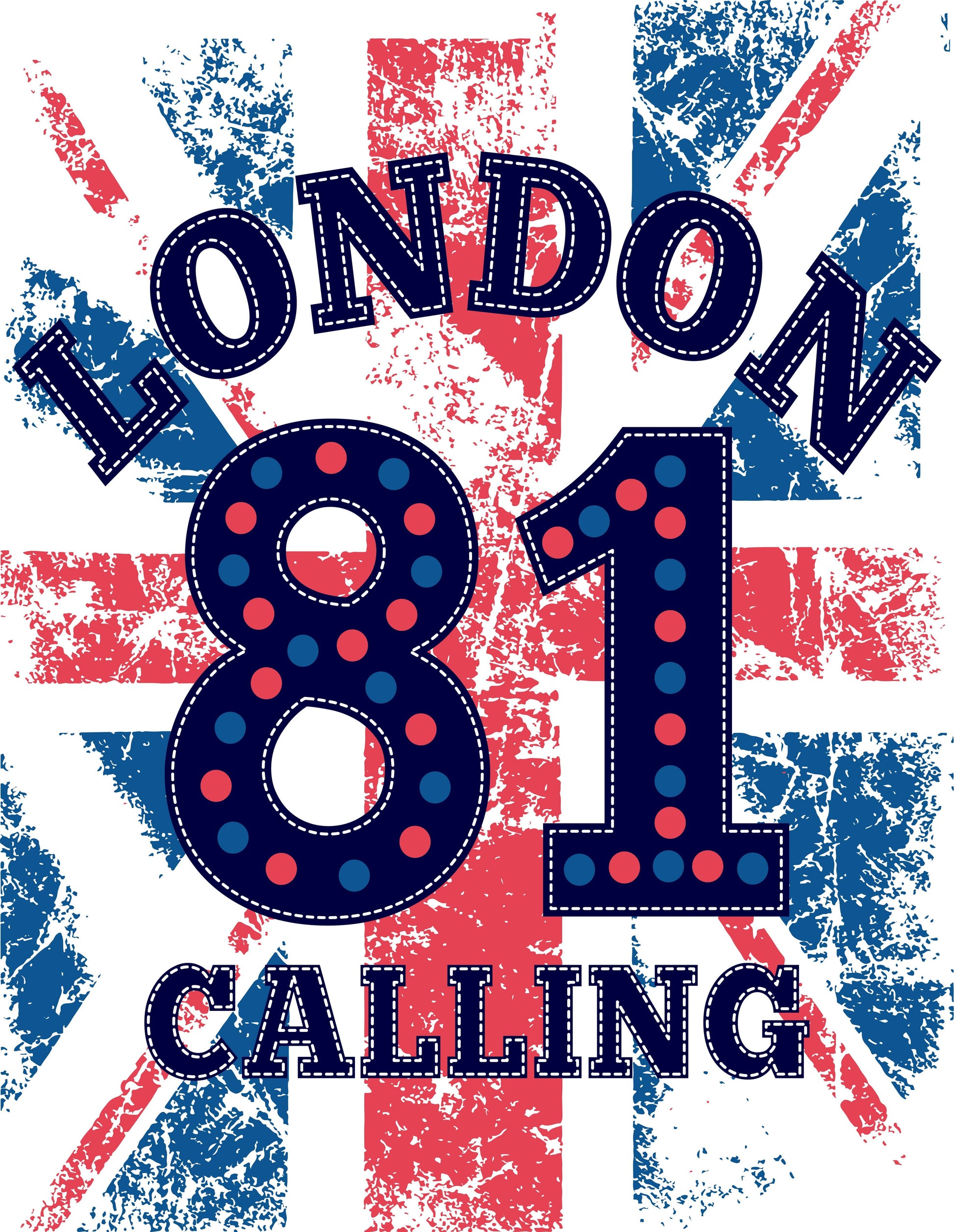 London Calling Graphic Tee (White)