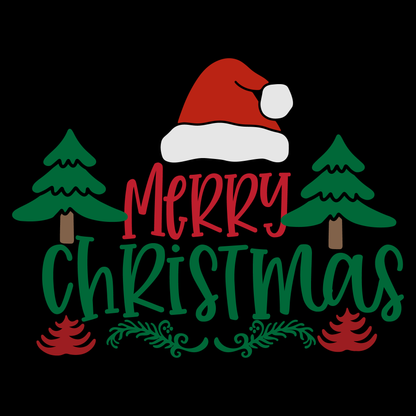 Merry Christmas T-shirt Design (White)