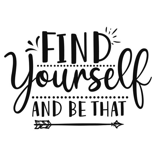 Find Yourself Inspirational T-shirt (White)