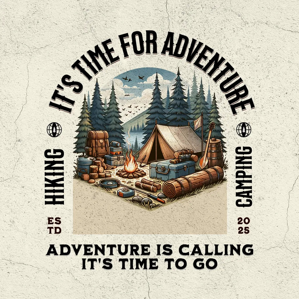 Adventure Awaits Camping T-shirt