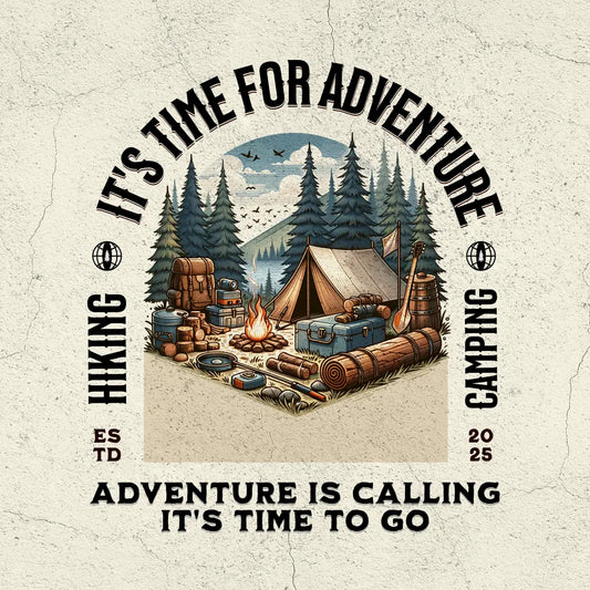 Adventure Awaits Camping T-shirt
