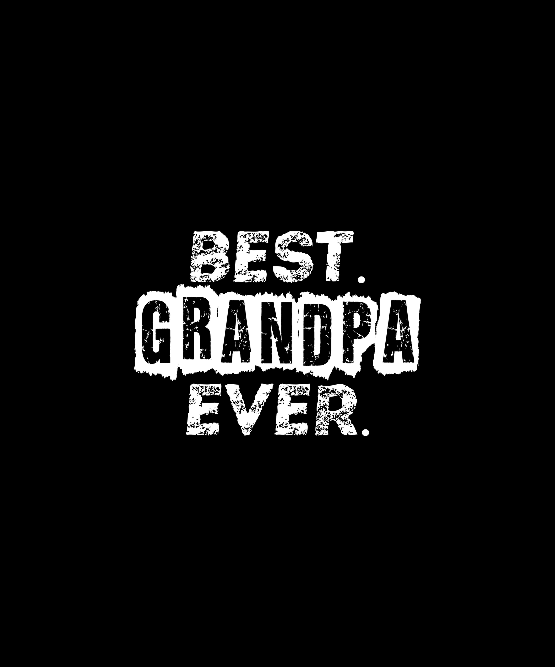 Best Grandpa Ever T-shirt (Black)