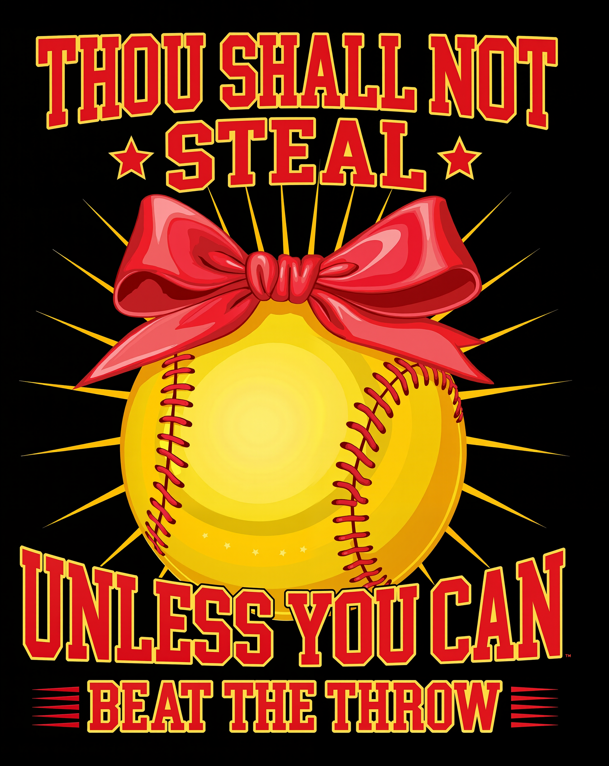 Funny Softball Saying T-shirt