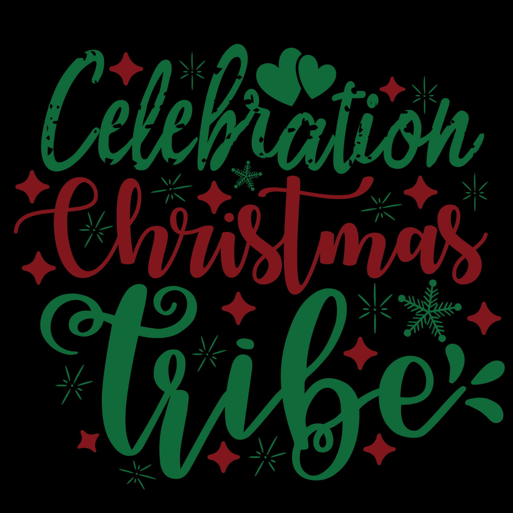Celebrate Christmas With Your Tribe (White)