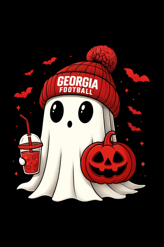 Georgia Football Ghost — Tee (Black)