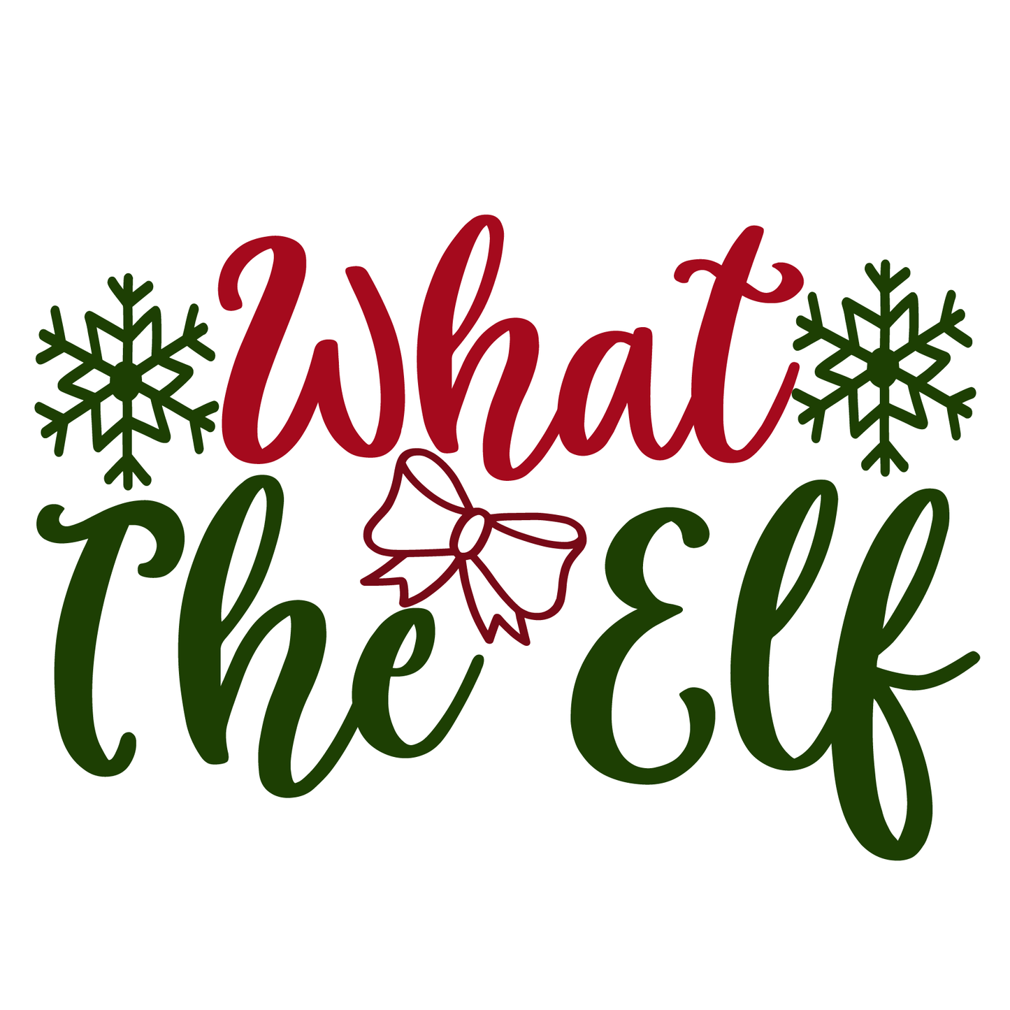 What The Elf Holiday Tee (White)