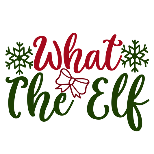 What The Elf Holiday Tee (White)