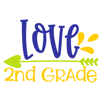 Love 2nd Grade T-shirt (White)
