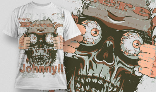 Here’s Johnny Graphic T-shirt (Black)