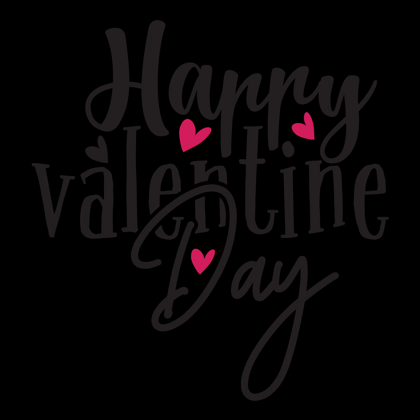 Happy Valentines  Day- Tee