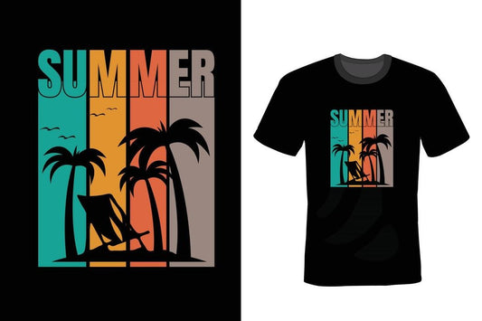 Tropical Summer Vibes T-shirt (White)