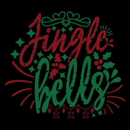Jingle Bells Holiday T-shirt (White)
