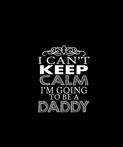 Exciting Daddy Announcement T-shirt (Black)