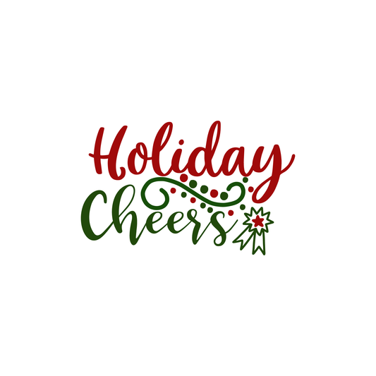 Festive Holiday Cheers T-shirt (White)