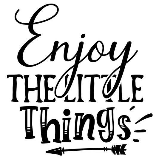 Enjoy The Little Things- Tee (White)