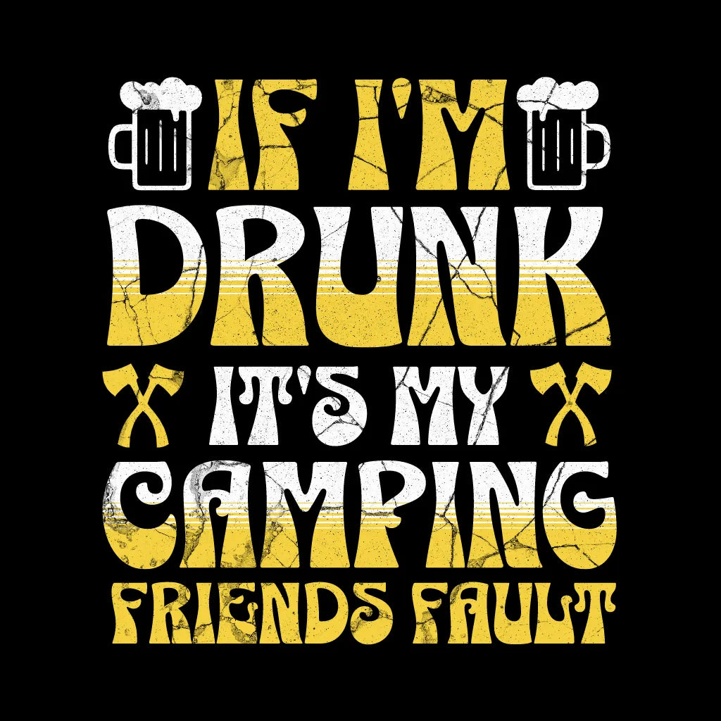 Camping Friends Fault T-shirt