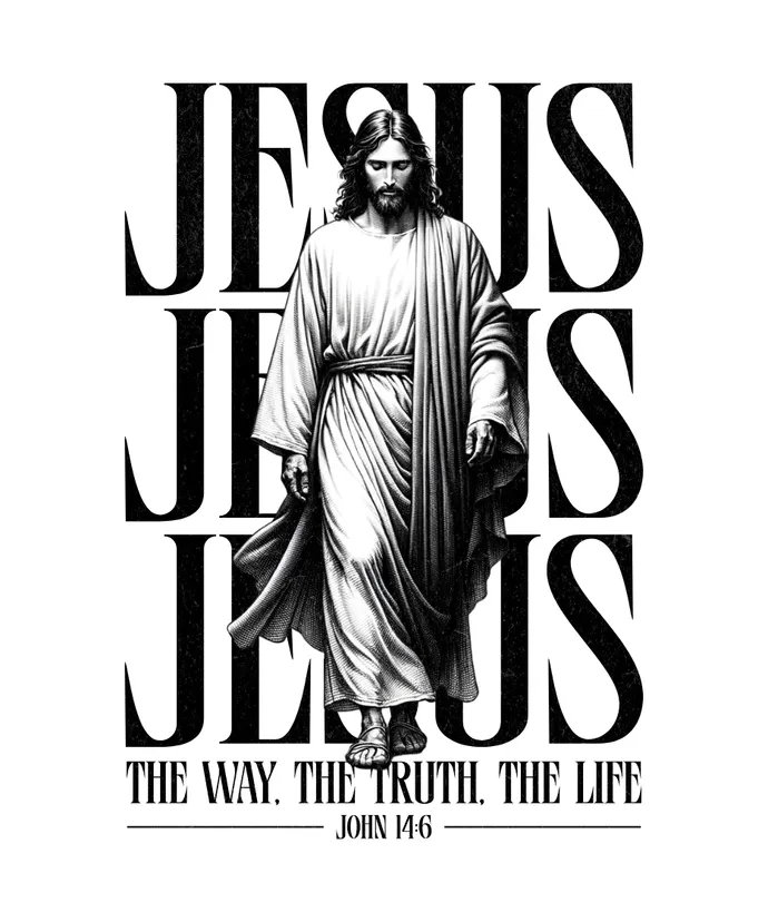 Inspirational Jesus Graphic Tee