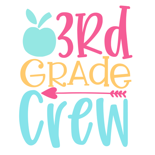 3rd Grade Crew- Tee (White)