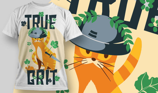 True Cat Graphic T-shirt (Black)