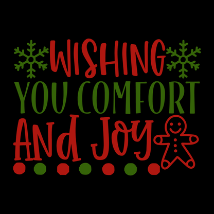 Comfort And Joy Holiday Tee (White)