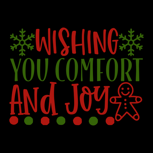 Comfort And Joy Holiday Tee (White)